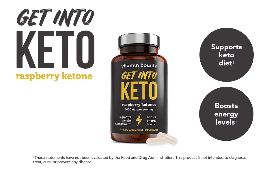 Vitamin Bounty Get Into Keto Exogenous Ketones 60 Capsules - Get into Keto