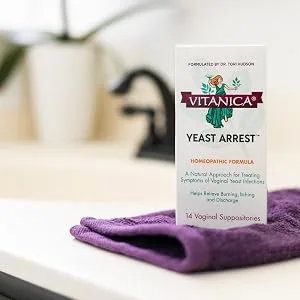 Vitanica Yeast Arrest 14 Vaginal Suppositories - Yeast Arrest Counter