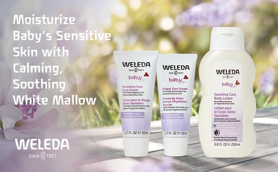 Weleda Baby Diaper Care Cream White Mallow Extracts 1.7 fl oz (50 ml) - lotion