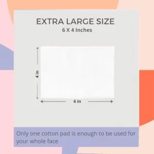 White Rabbit Premium Cosmetic Cotton Sheet Perforated 200 Sheets - product information 10