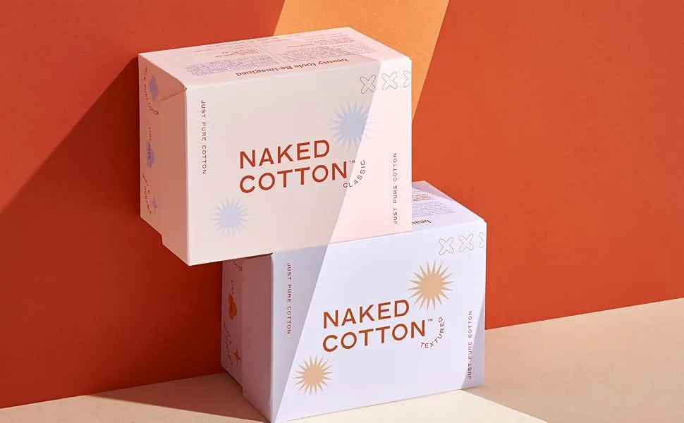 White Rabbit Premium Cosmetic Cotton Sheet Perforated 200 Sheets - NAKED COTTON