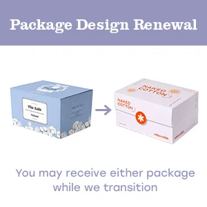 White Rabbit Premium Cosmetic Cotton Sheet Perforated 200 Sheets - Package Design Renewal
