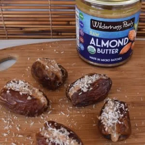 Wilderness Poets Raw Almond Butter 16 oz (454 g) - almond butter dates