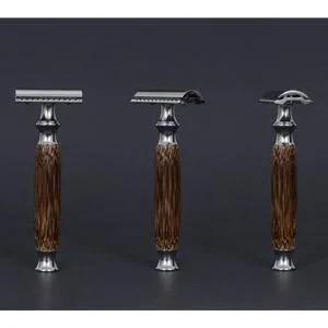 Wowe Double Edge Safety Razor with Bamboo Handle 1 Razor 5 Blades - product information 4
