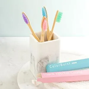 Wowe Natural Bamboo Toothbrush Soft Bristles 4 Pack - bamboo toothbrush