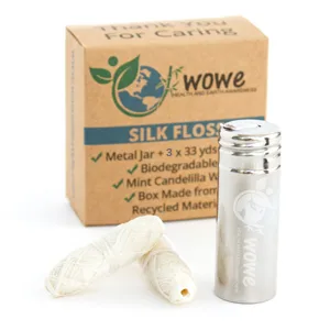 Wowe Silk Floss Metal Jar + 2 Refills - silk floss