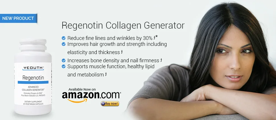 Yeouth Regenotin Advanced Collagen Generator 60 Vegetarian Capsules - product information 2