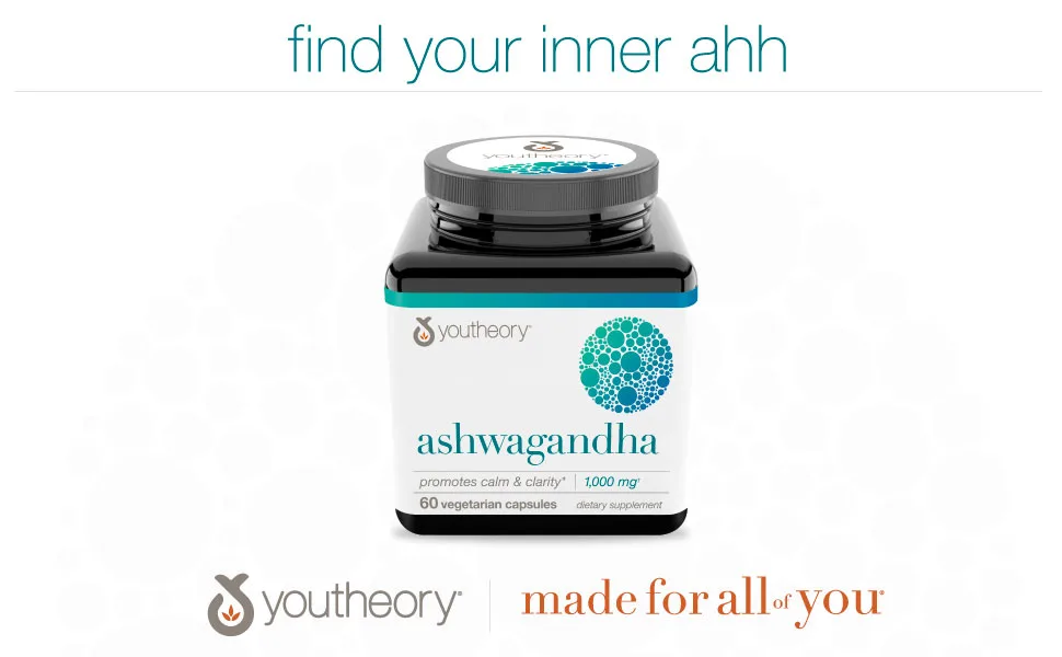 Youtheory Ashwagandha 1000 mg 60 Vegetarian Capsules - product information 5