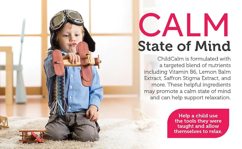Zahler ChildCalm Children's Relaxation Support Formula Fruit Punch 60 Chewable Tablets - Chewable Magnesium