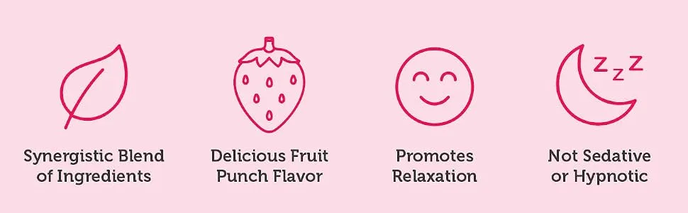 Zahler ChildCalm Children's Relaxation Support Formula Fruit Punch 60 Chewable Tablets - Relaxation Aid
