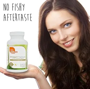 Zahler Omega 3 Platinum+D Advanced Omega 3 with Vitamin D3 2000 mg 90 Softgels - product information 5