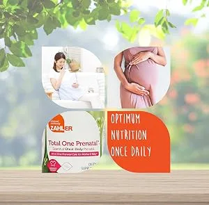 Zahler Total One Prenatal Essential Once-Daily Prenatal 120 Capsules - product information 2