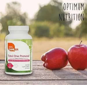 Zahler Total One Prenatal Essential Once-Daily Prenatal 120 Capsules - product information 5