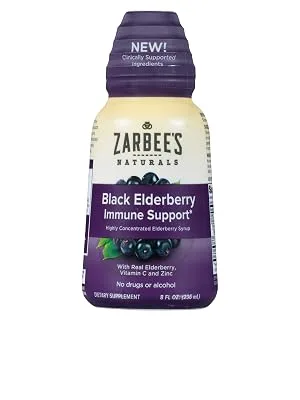 Zarbee's Black Elderberry Immune Support 8 fl oz (236 ml) - zarbee
