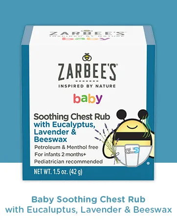 Zarbee's Chest Rub with Eucalyptus Lavender Pine & Beeswax 1.5 oz (43 g) - Soothing Chest Rub