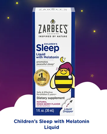 Zarbee's Childrens Sleep Liquid with Melatonin For Children 3 Years + Natural Berry Flavor 1 fl oz (30 ml) - product information 2