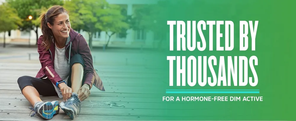 Zhou Nutrition DIM Active Hormonal Balance Complex 60 Veggie Capsules - Trusted by thousands. for hormone-free DIM active