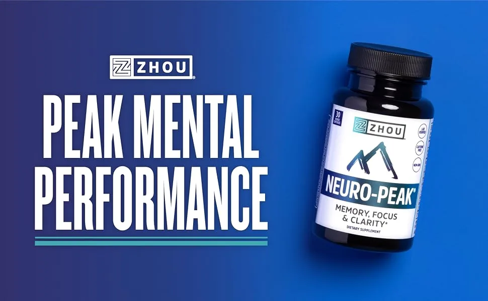 Zhou Nutrition Neuro-Peak 30 Capsules - Peak Mental Performance