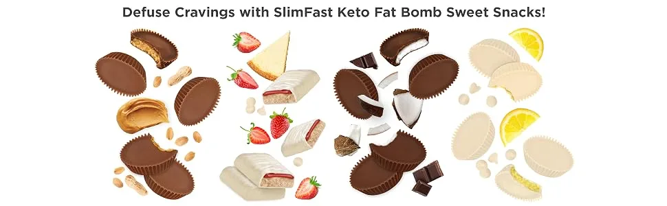 SlimFast Keto Fat Bomb Snacks - fat bomb sweet snack keto
