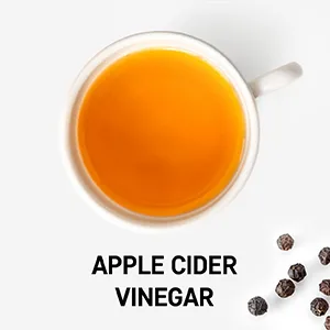 Nature's Base Turmeric and Ginger with Apple Cider Vinegar - 60 Capsules - Apple cider vinegar acetic acid in a mug