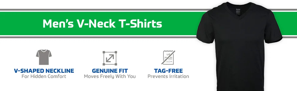 Gildan Men's V-Neck T-Shirts 5 pack - Gildan Underwear