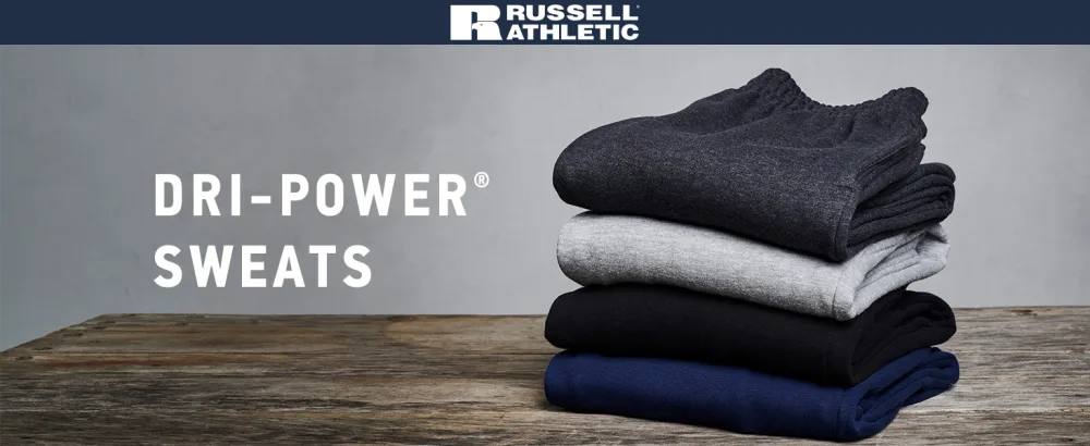Russell Athletic Men's Dri-Power Open Bottom Sweatpants with Pockets - mens sweatpants