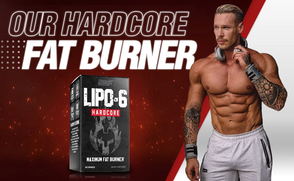Nutrex Research Lipo-6 Hardcore Weight Loss Supplement - 60 Capsules - Lipo 6 hardcore