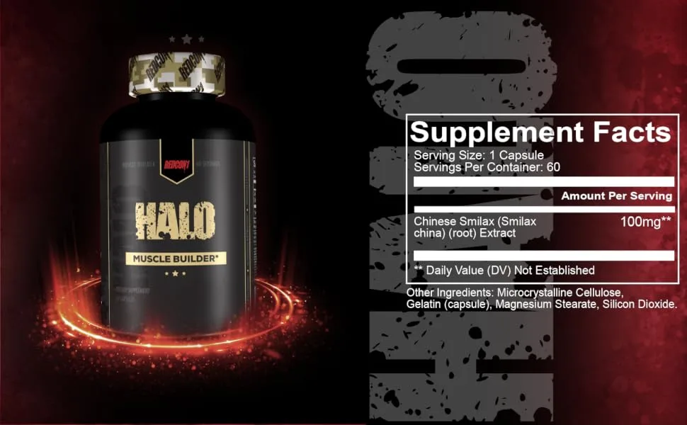 Redcon1 Halo Muscle Builder - 60 Servings - product information 3