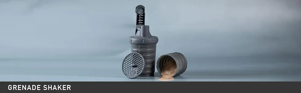 Grenade Shaker Bottle Blender Powder Storage Capsule - Shaker