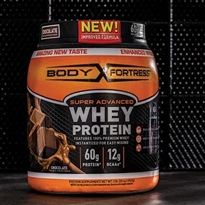 Body Fortress Super Advanced Whey Protein Powder Mass Gainer - Chocolate - 4 lbs - unspecified