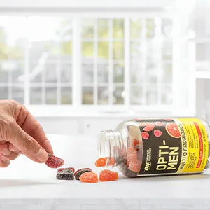 Optimum Nutrition Opti-Men Gummies - Assorted Fruit - 90 Gummies - Optimum Nutrition, Opti-Men, Opti Men, Gummies, Opti Men Gummies, Multivitamin, Probiotic