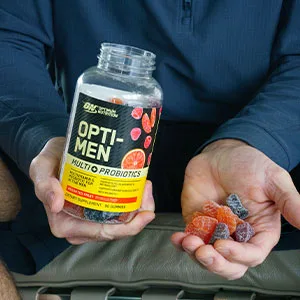 Optimum Nutrition Opti-Men Gummies - Assorted Fruit - 90 Gummies - Optimum Nutrition, Opti-Men, Opti Men, Gummies, Opti Men Gummies, Multivitamin, Probiotic