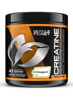 Muscle Feast Creapure Creatine Monohydrate Powder - Unflavored - 55 Servings - Creapure