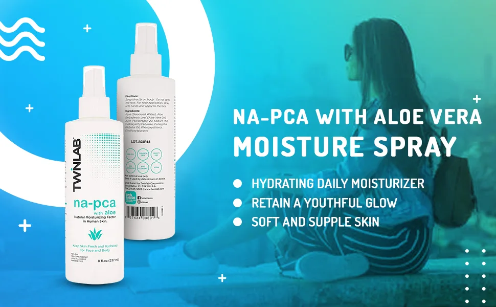 Twinlab Na-PCA With Aloe Vera An Anti-Aging - 8 oz - Twinlab Na-PCA