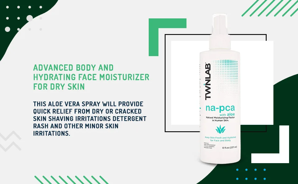 Twinlab Na-PCA With Aloe Vera An Anti-Aging - 8 oz - Twinlab Na-PCA