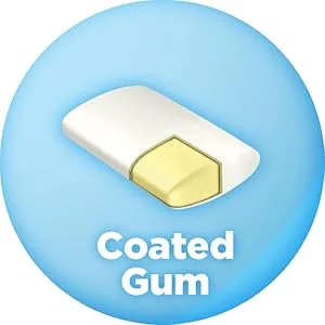 Amazon Basic Care Uncoated Nicotine Polacrilex Gum 4 mg Original Flavor Stop Smoking Aid 220 Count - coated gum