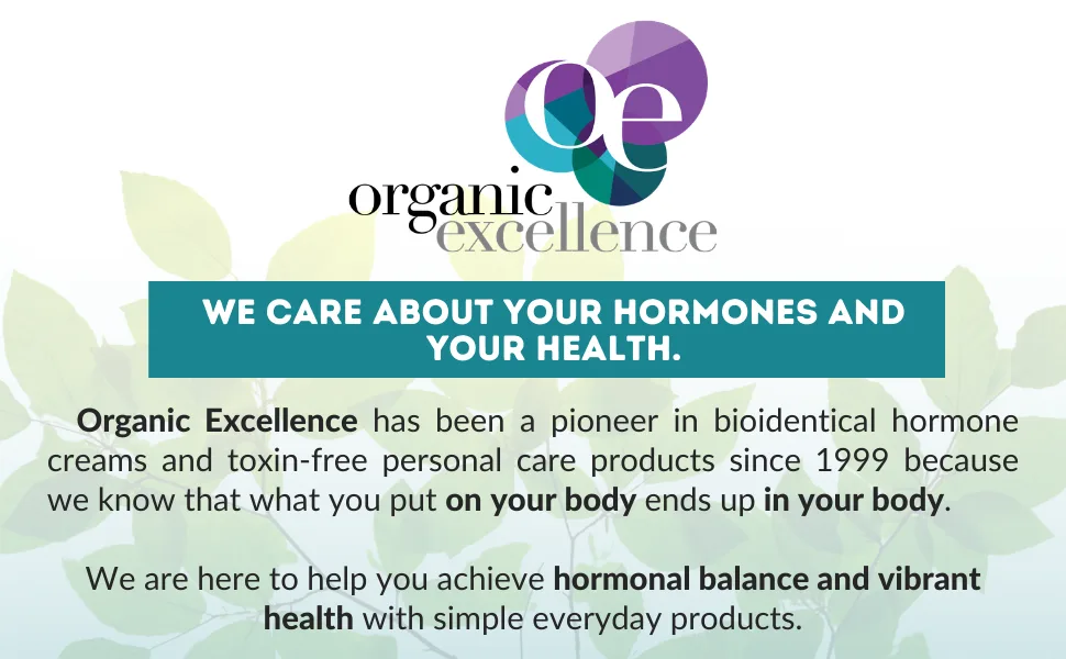 Organic Excellence Balance Plus Therapy Bio-Identical USP Progesterone Cream with Phytoestrogens 3.3 fl oz  - Organic Excellence bio-identical plant-based hormone balance cream woman menopause health wellness