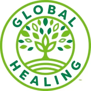 Global Healing Latero Flora Probiotic Supplement for Gut Health - 60 Capsules - global healing logo