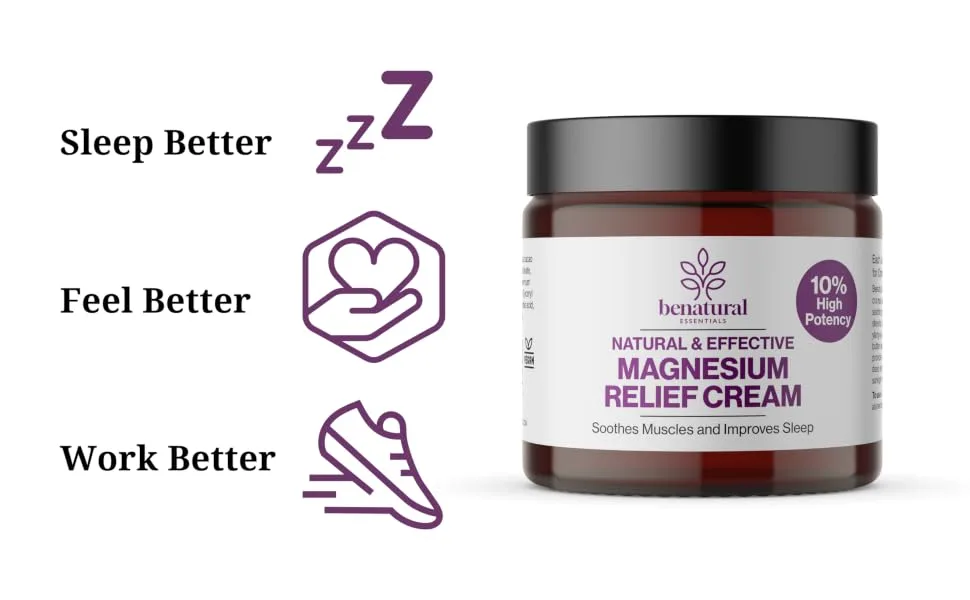 Benatural Essentials Magnesium Relief Cream - 100g - Magnesium cream