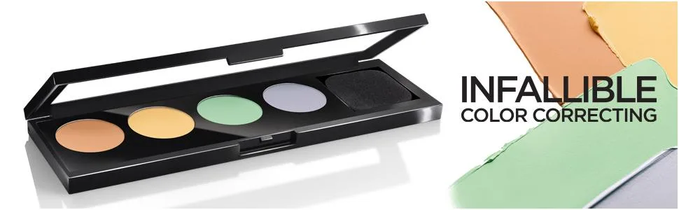 L'OrÃ©al Paris Infallible Total Cover Color Correcting Kit - Assorted - 0.17 Oz. - product information 1