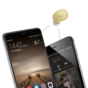 NVAHVA J18 Single Bluetooth Earpiece - Beige - 1 to 2 connection