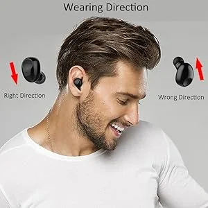 NVAHVA J18 Single Bluetooth Earpiece - Beige - single ear earbud