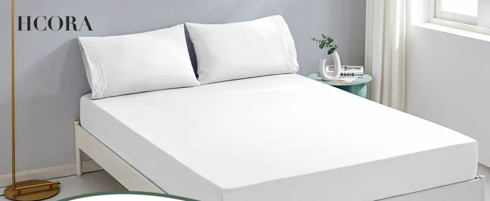 Queen Fitted Sheet Only - Premium 1800 Microfibre Fitted Sheet Deep Pocket Up to 16" - Ultra Soft Fitted Bottom Sheet Shrinkage and Fade Resistant (Queen, White) - fitted sheet only