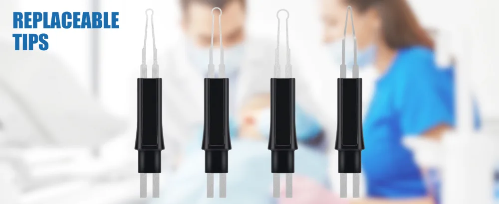 Annhua Dental Tooth Gum Endo Obturation System with Heated Pen with 4 Tips - Gutta Percha Point Cutter