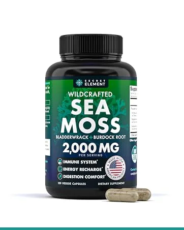 Secret Element Citrus Bergamot Extract 1000mg - 120 Capsules - Sea Moss