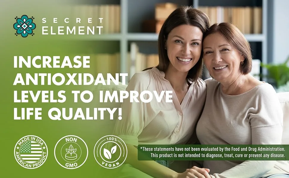 Secret Element Citrus Bergamot Extract 1000mg - 120 Capsules - We carefully select all ingredients, so our products are Non-GMO, Gluten-Free, and Vegan