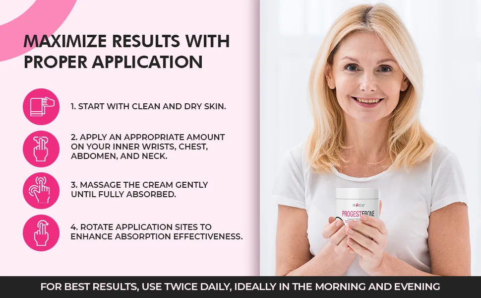 PROTÃ‰GÃ‰ Natural Progesterone Cream for Women with 1,000 mg USP - Hormone Balance - 2 Oz. - product information 4