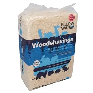 AB Tools Dust Extracted Kiln Dried Small Animal Bedding Woodshaving3.6Kg - 3.5kg Wood Shaving Bedding