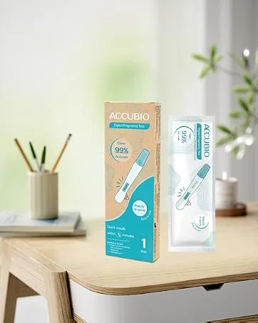 Digital Pregnancy Test Over 99% Accurate Fertility Test Results Within 5 Minutes Individually Wrapped HCG Pregnancy Test Sensitive Home Early Detection 25mIU/mL 2Tests 2count - pregnancy tests early detection