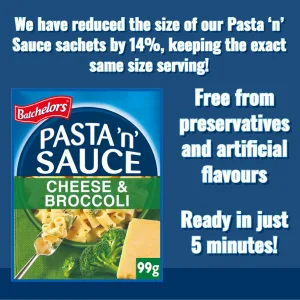 Batchelors Pasta 'n' Sauce Cheese Leek & Ham Pasta Ready Meal 99 g Packet (Pack of 7) Cheese Leek & Ham Original - pasta